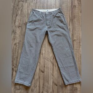 Obey Men's black and white houndstooth pattern Pants preppy varsity academia